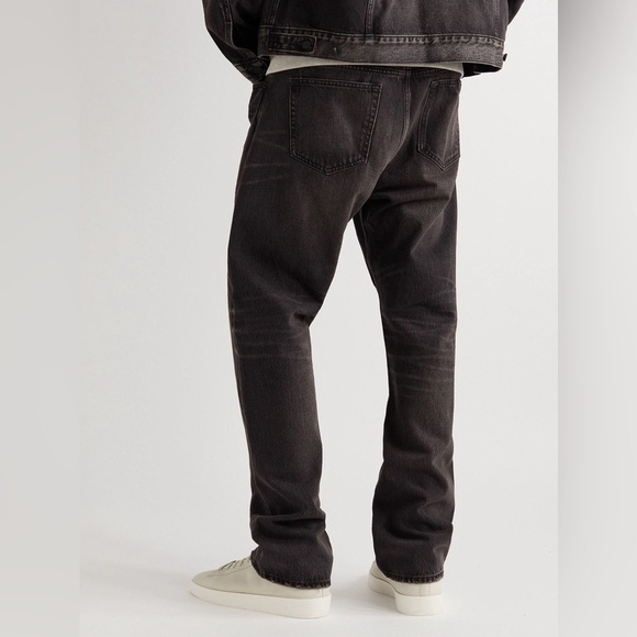 Men's FEAR OF GOD ESSENTIALS - Straight-Leg Jeans - Black Size 31 - Picture 2 of 8